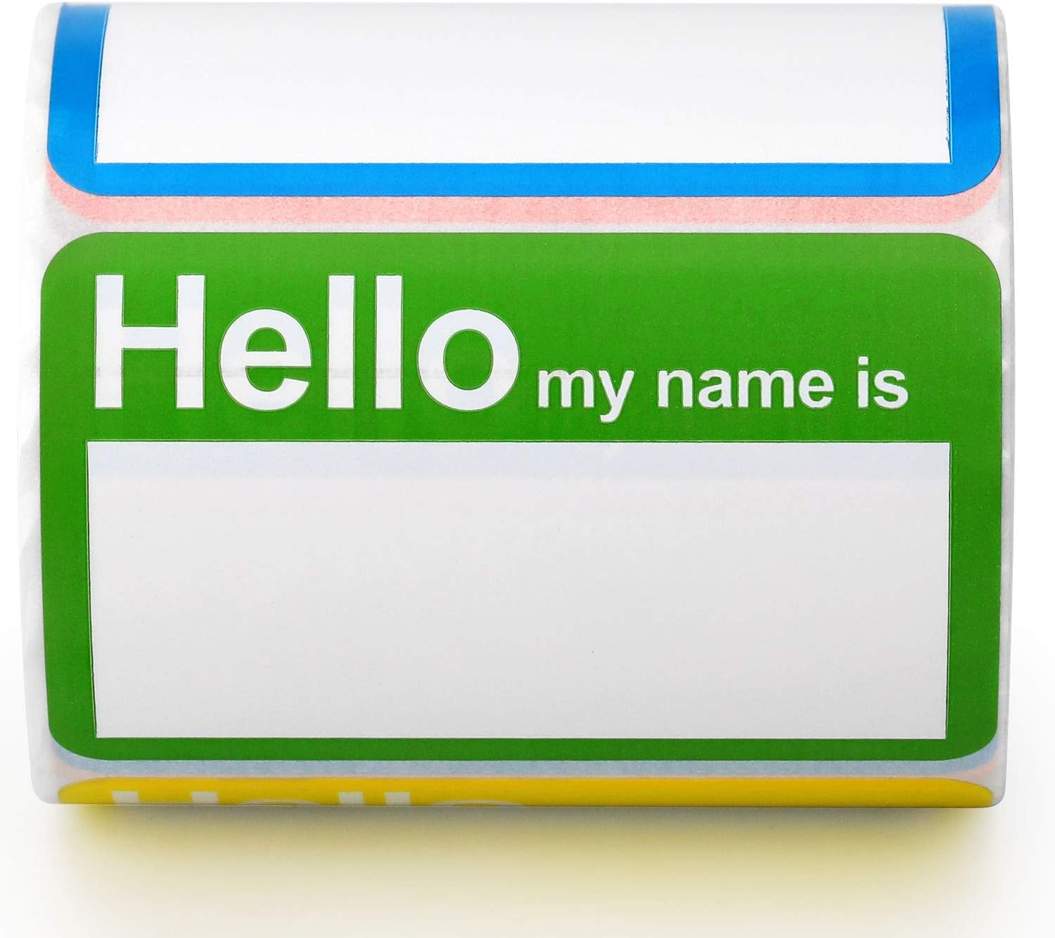 5 Colors (Hello My Name is) Name Tags Stickers 400 Labels
