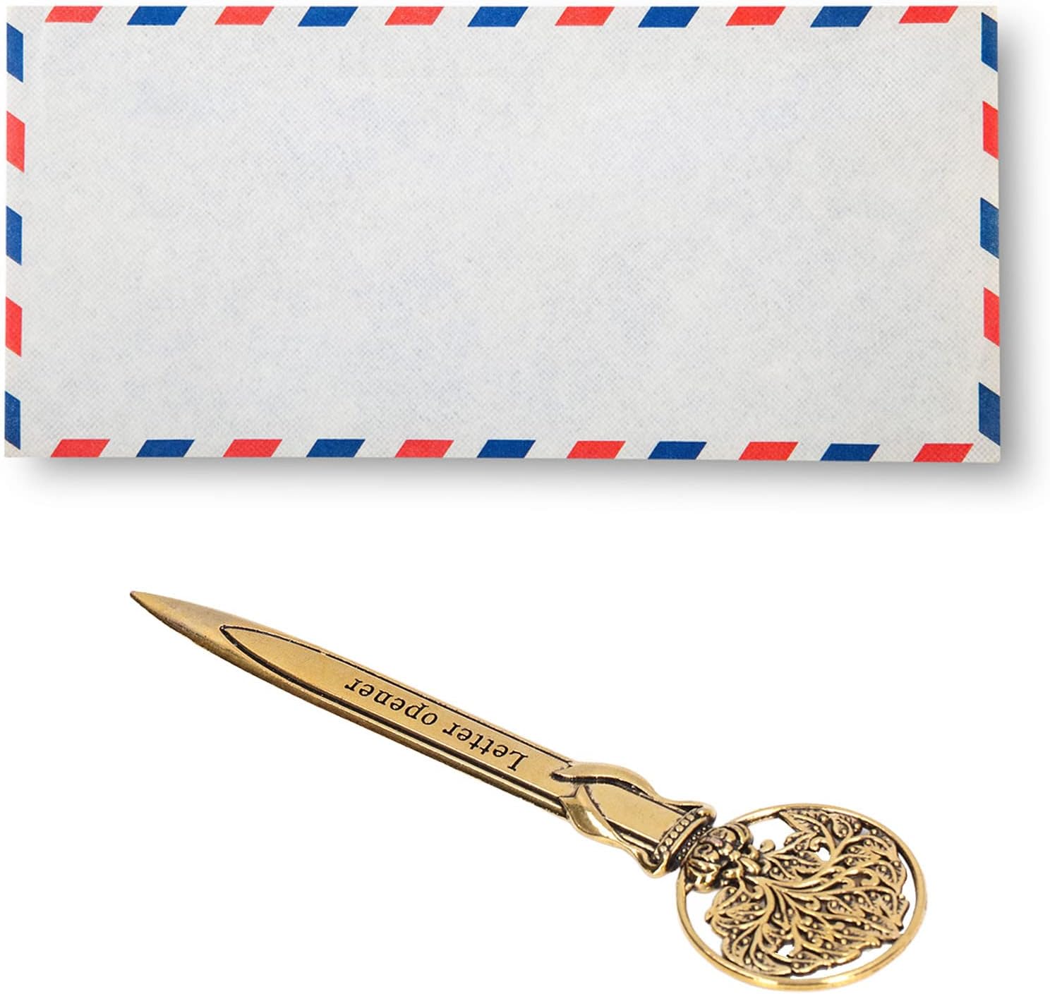 3pcs Retro Letter Opener Knife Compact Portable Envelope Slitter
