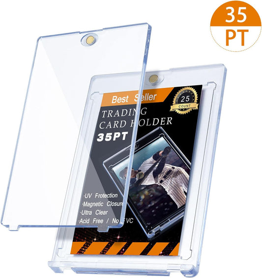 Magnetiska korthållare för Samlarkort, 35PT Kortskydd 20 Pack