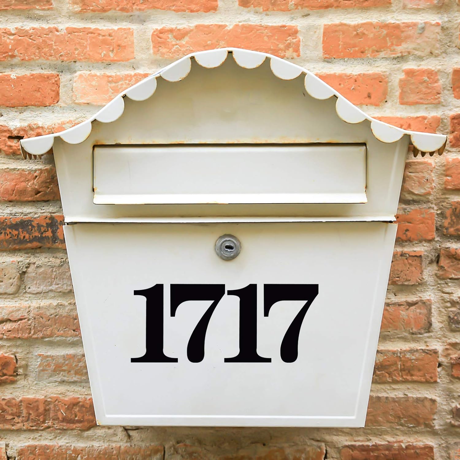 Black Mailbox Numbers Sticker 3 Inch Self Adhesive 8 Pack