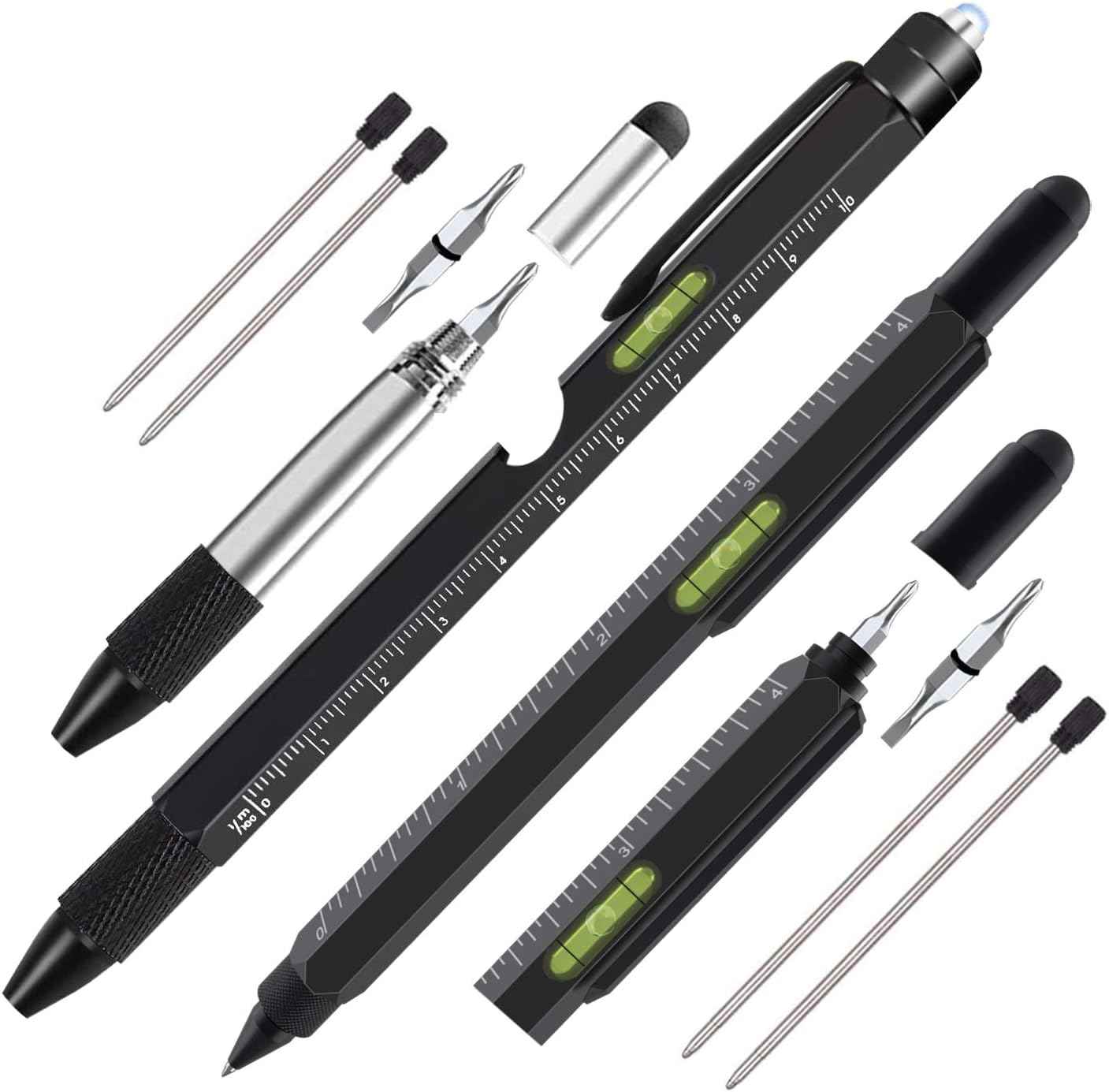 Fl FLYHOMES Multitool Pen, 9 In 1 Multi Tools Pen Set With LED Light - View #8