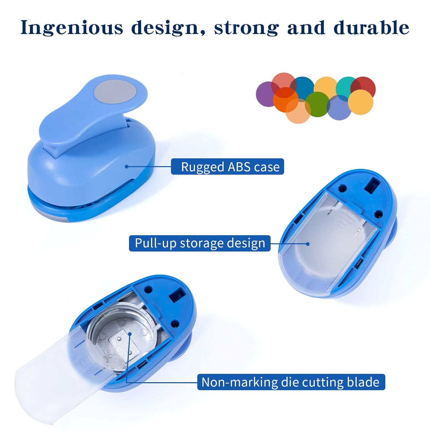 2 Inch Craft Hole Paper Punch Shape Circle for Cardstock,Scrapbooks