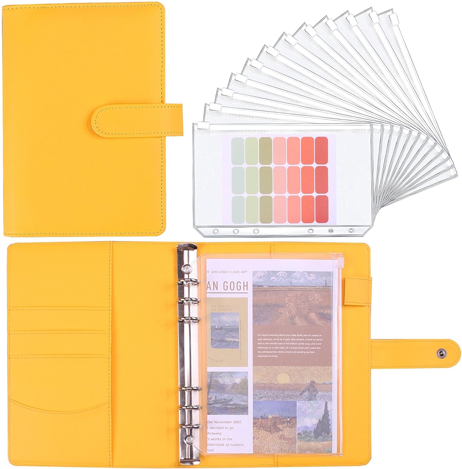 A5 Binder Notebook Financial Management with 12PCS Budget Envelopes