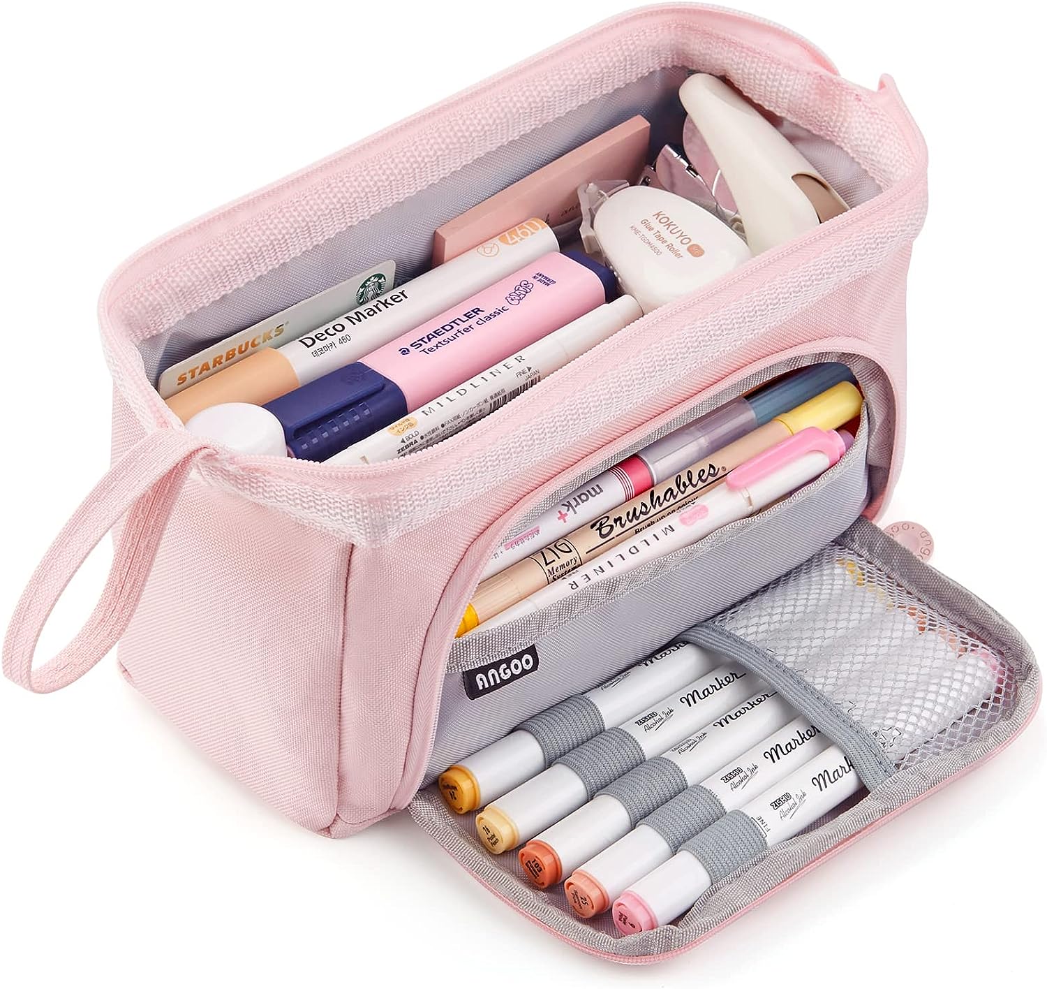 Pencil Case Large Capacity Pencil Pouch Handheld Pen Bag