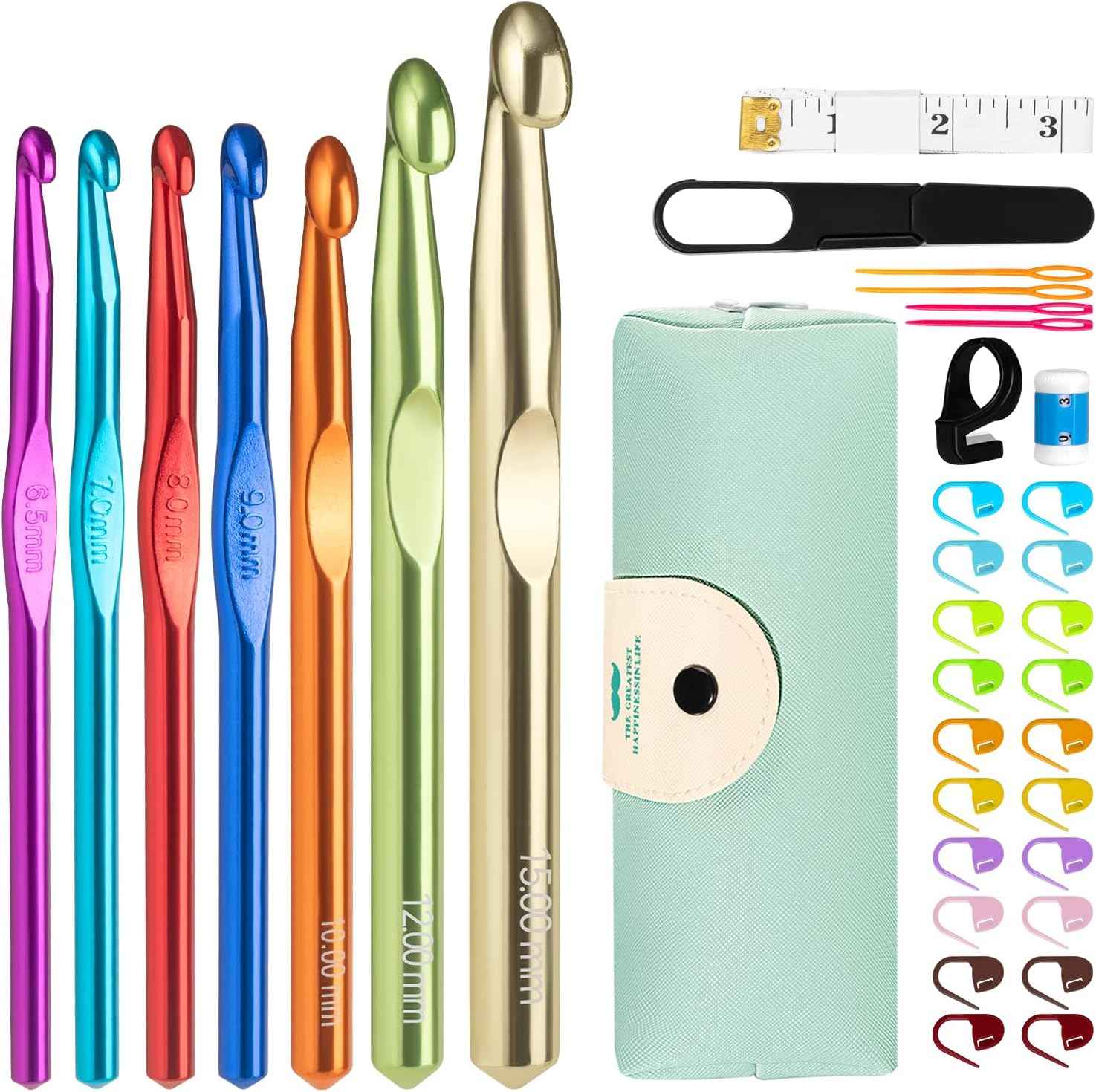 Diensioni: 6,5 , 7,0 , 8,0 , 9,0 , 10,0 , Set Di Uncinetti