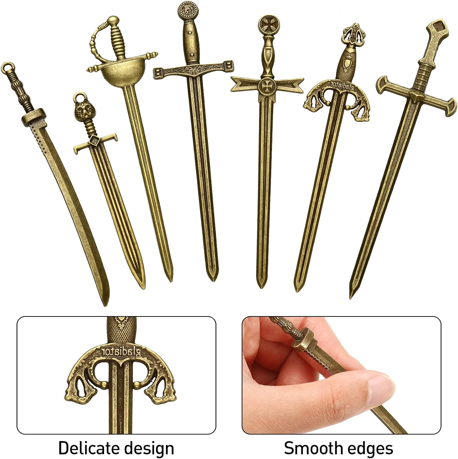 Antique Swords Knife Bookmarks 21 Pack