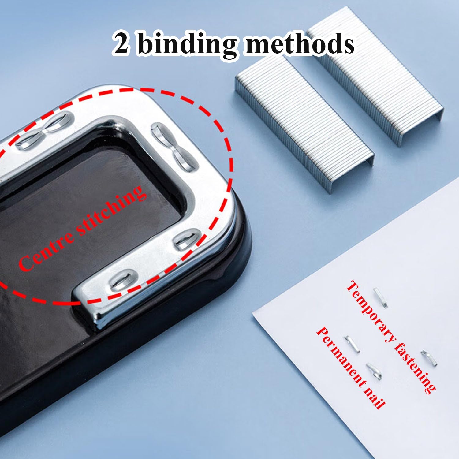 M&G Heavy Duty Office Stapler with 50 Sheet Capacity,360 Rotation Design