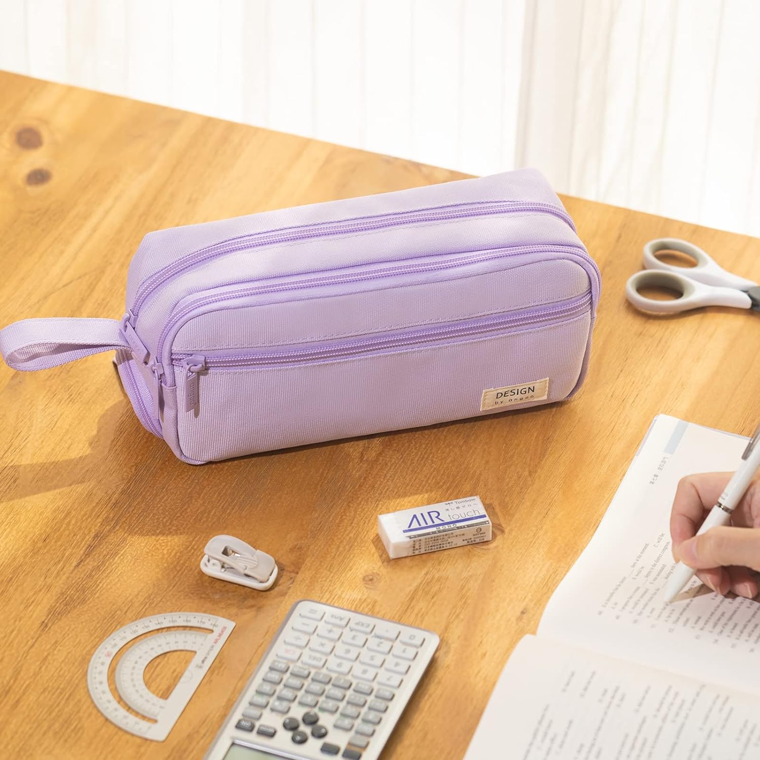 Large Pencil Case High Capacity Holder Box Storage Bag