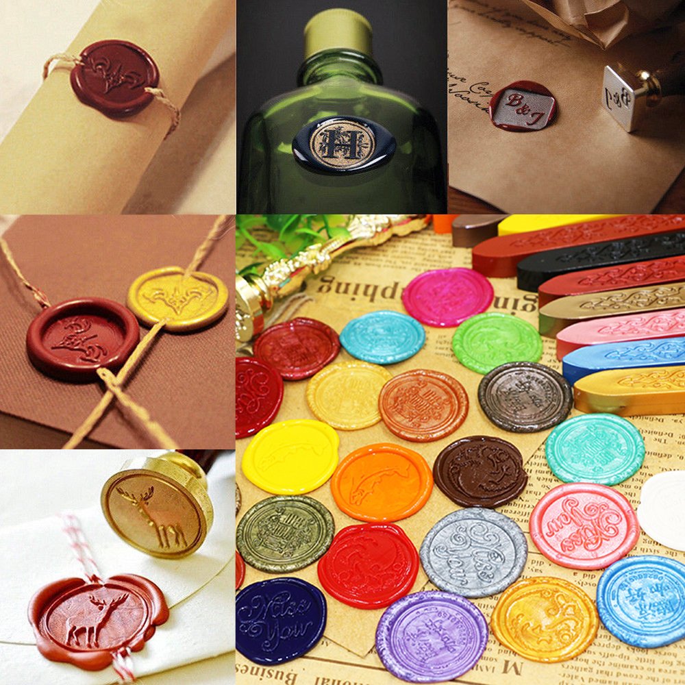 24PCS Antique Sealing Wax Sticks with Wick