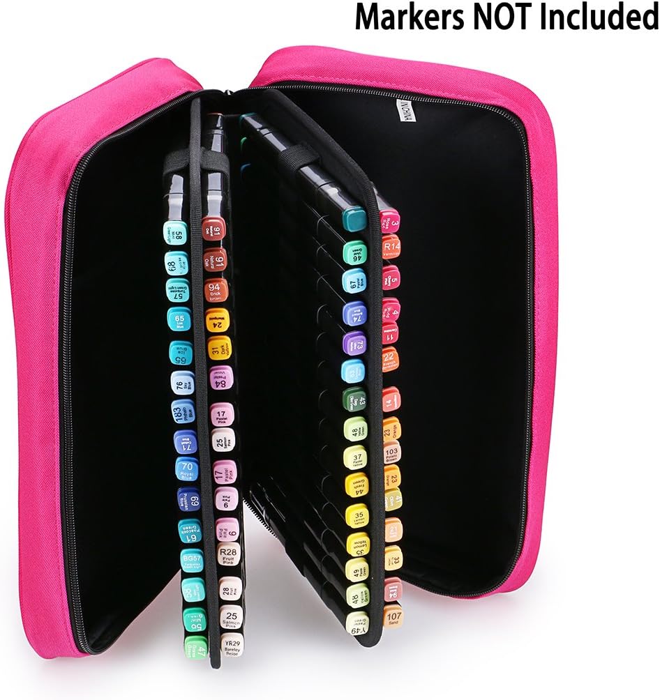 60 Slots Art Marker Pen Carrying Case Lipstick Organizer