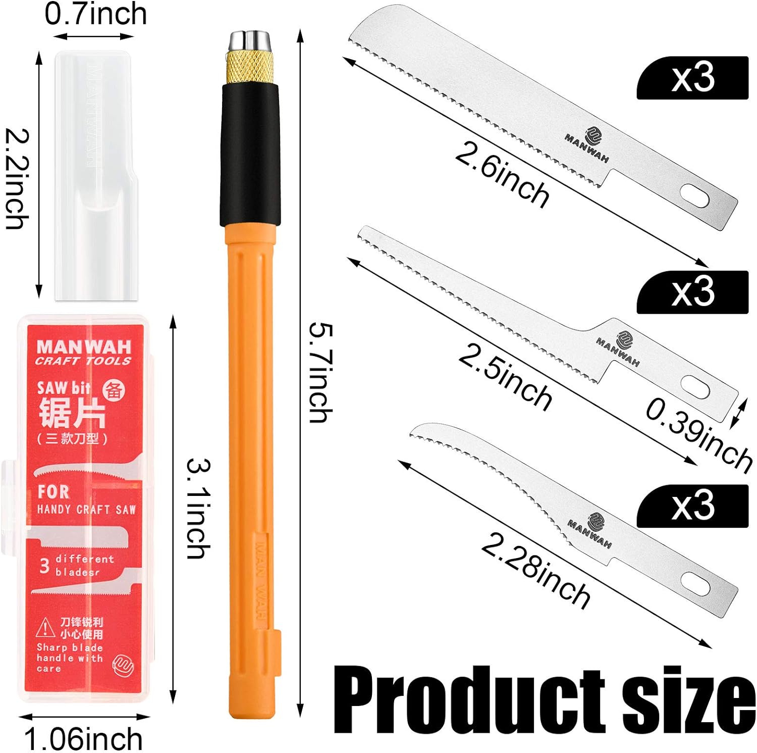 Lame Per Sega Mini Fai Da Te - Set Da 12 Per Modellismo E Potatura