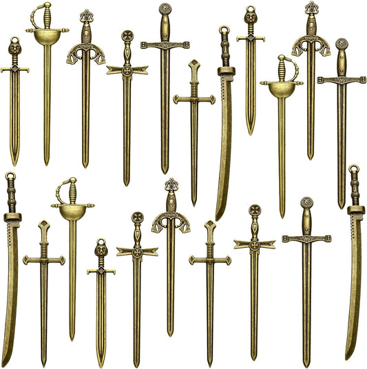 Antique Swords Knife Bookmarks 21 Pack