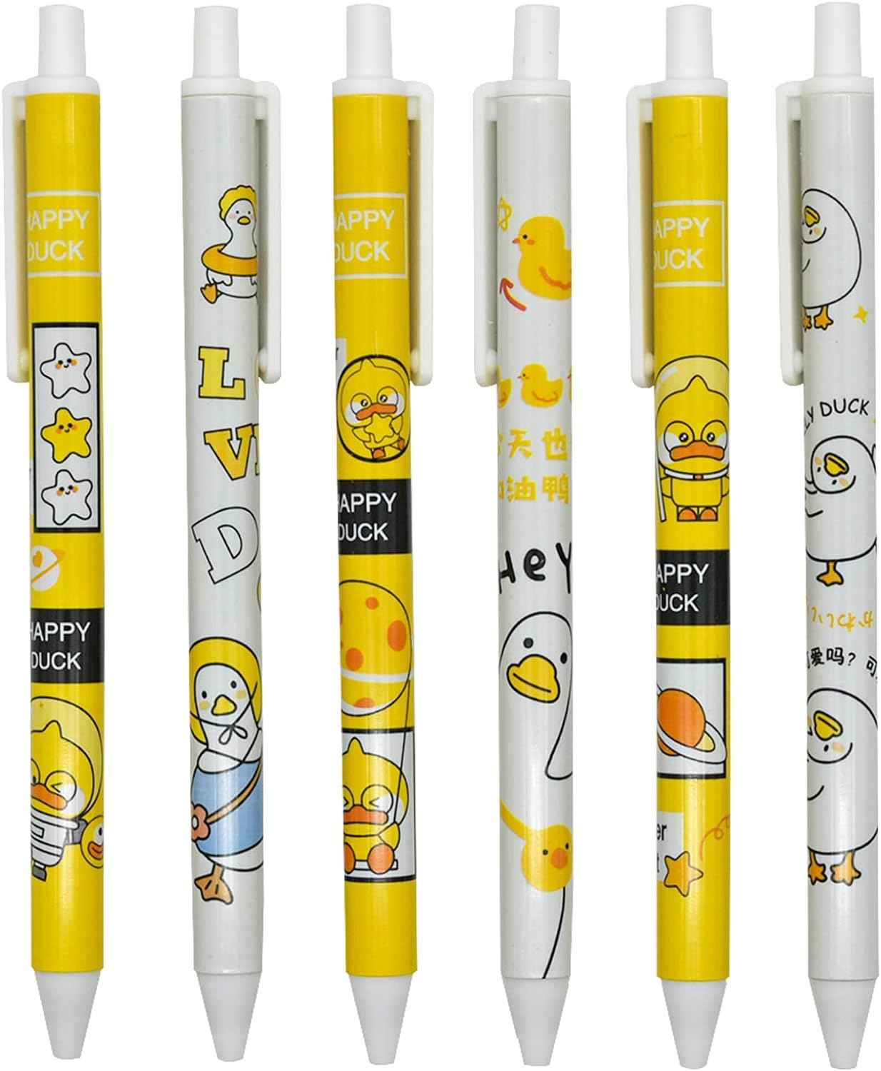 5 pezzi penne a inchiostro vintage set scrittura ad asciugatura rapida penna a sfera multi