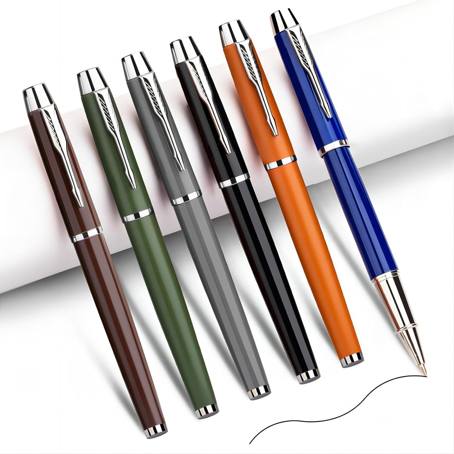 INOXCROM B77 Kugelschreiber – Verchromt, Mit Edelstahlspitze & Etui, Made In Spain