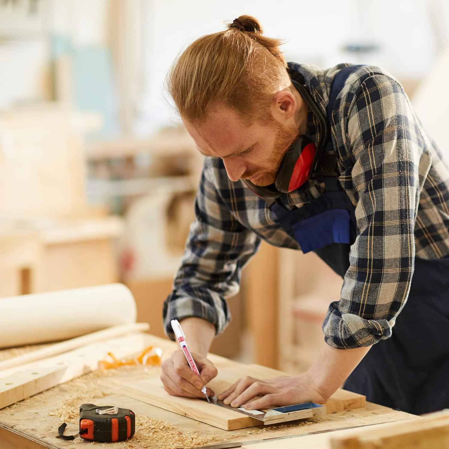 Pennarello Per Fori Profondi - Set 9 Pezzi Punta Lunga 30mm, Per Falegnameria - Foto 7
