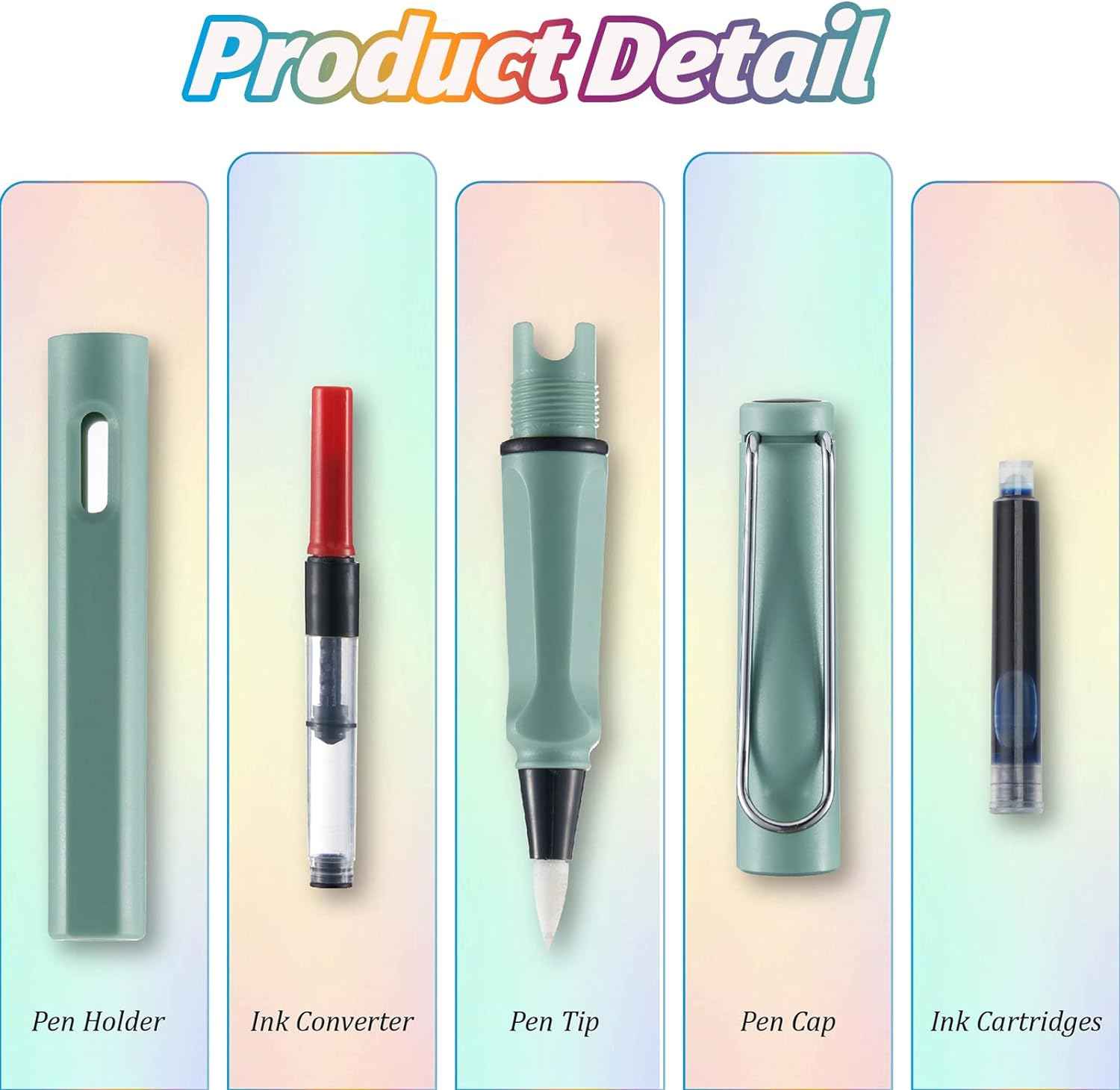 Parallel Pen Ink Converter Kakuno Fountain Pen Refill Pilot