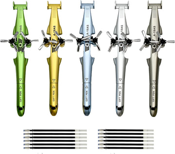 5PCS Novelty Warcraft Gel Pens Airplane Shape