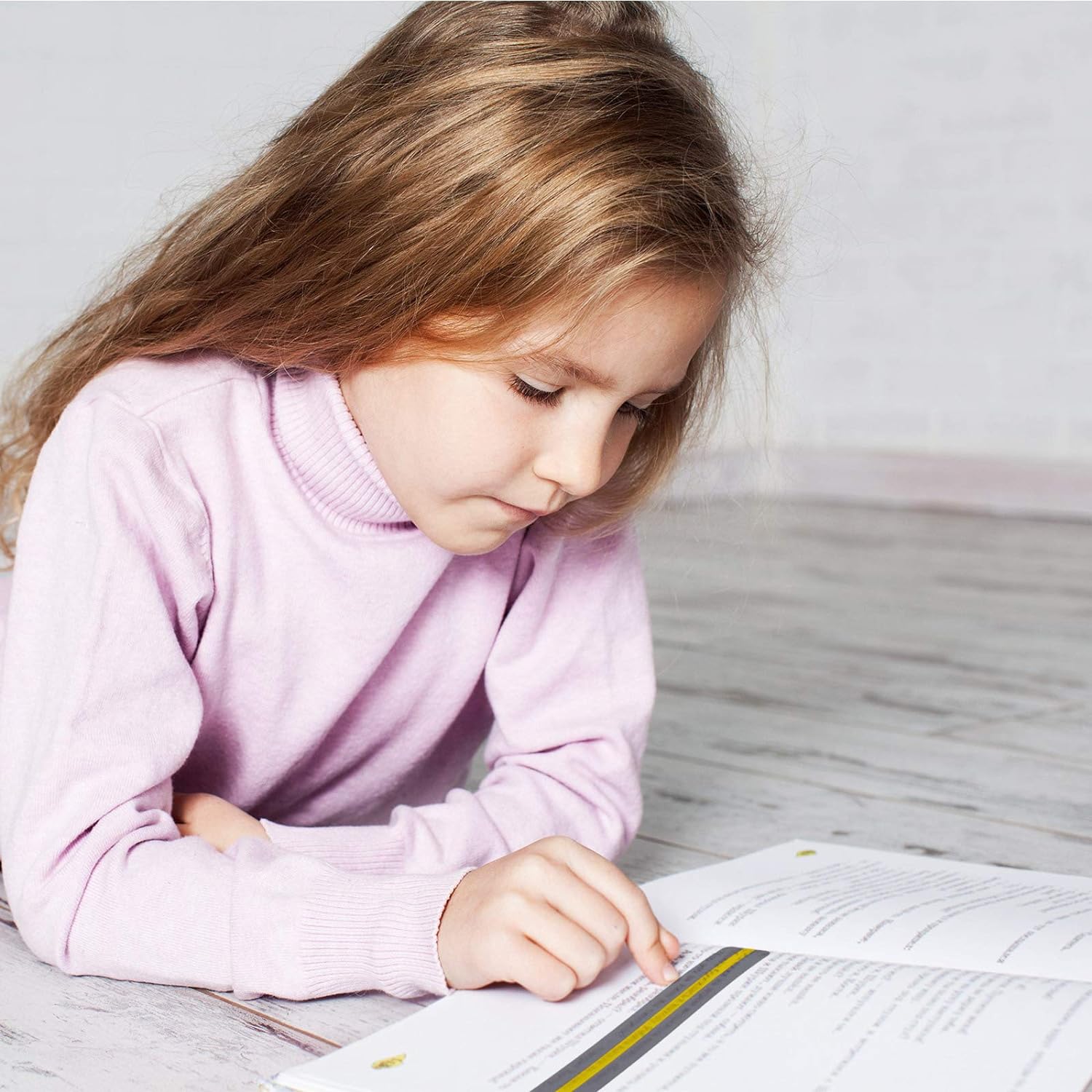 48 Pieces Guided Reading Strips Highlight Bookmarks Help with Dyslexia