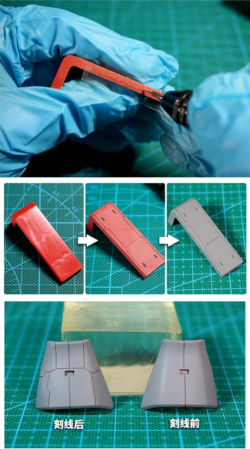 Tunstang Steel Blades Model Scriber Chisel For RG 1/144 MG 1/100 Scale Model