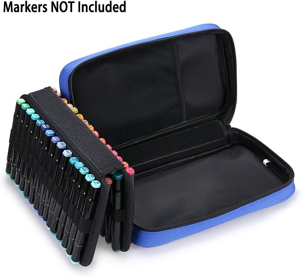 60 Slots Art Marker Pen Carrying Case Lipstick Organizer