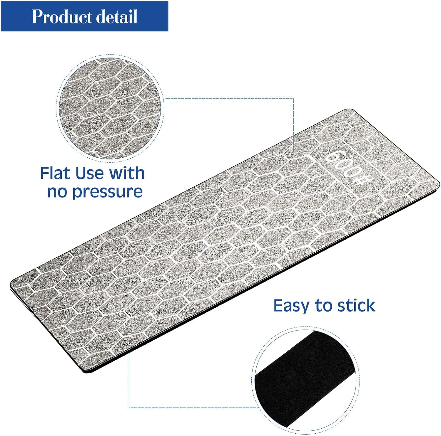 4Pcs Diamond Sharpening Stones (400/600/1000/1200 Grit)