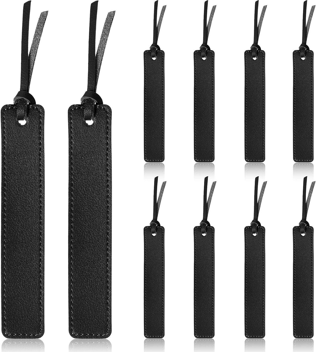 Handmade Genuine Leather Bookmarks 10 Pack