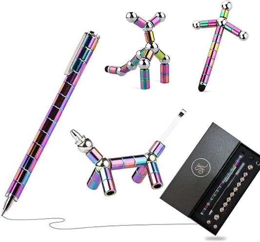 Magnetic Metal Fidget Pen-Deformable(Multicolor)