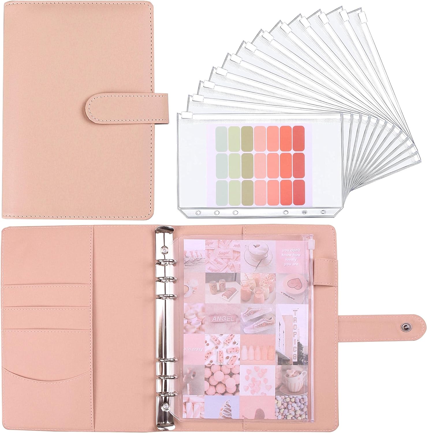 A5 Binder Notebook Financial Management with 12PCS Budget Envelopes
