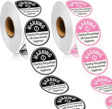 1000Pcs Extreme Happiness Stickers Round Self-Adhesive Labels 1.5 Inch