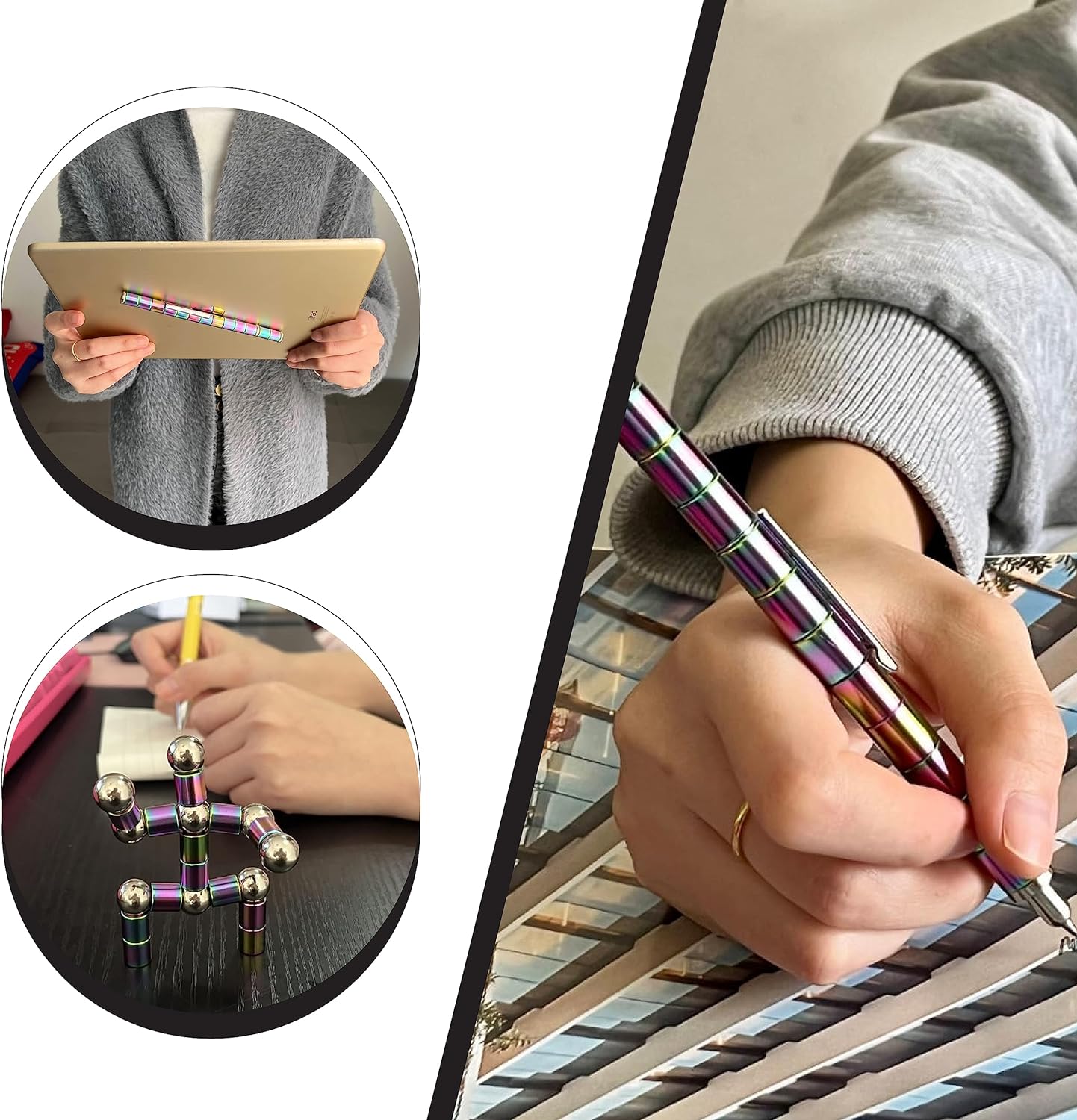 Magnetic Metal Fidget Pen-Deformable(Multicolor)