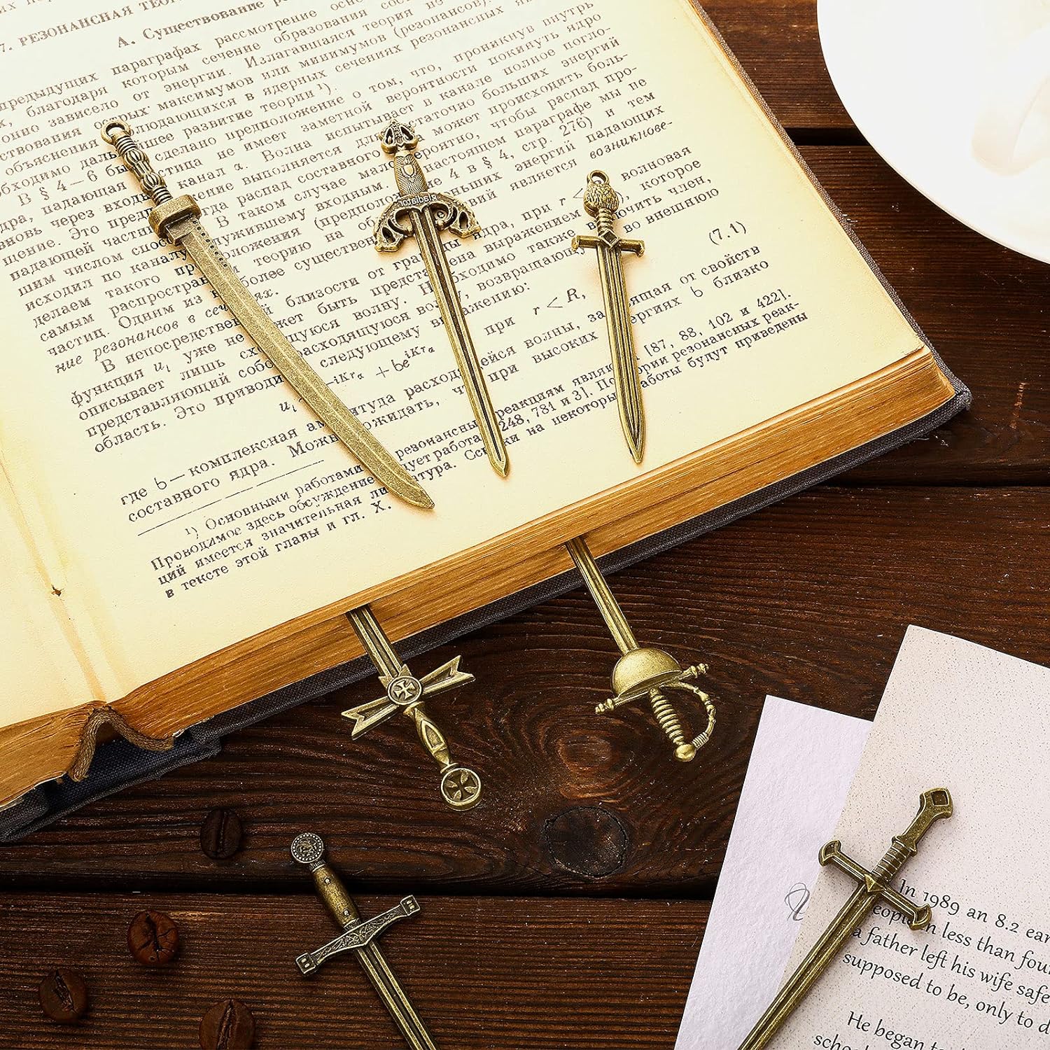 Antique Swords Knife Bookmarks 21 Pack