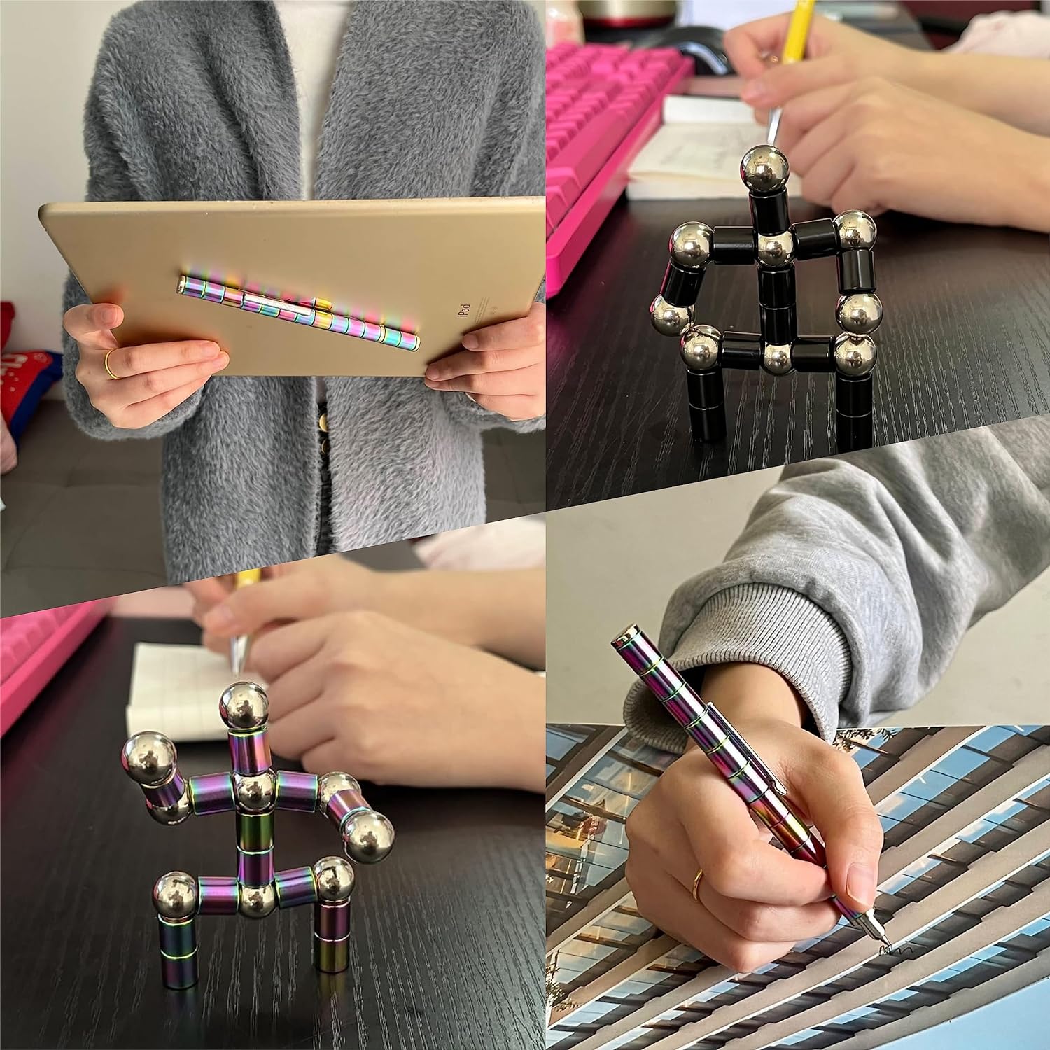 Magnetic Metal Fidget Pen-Deformable(Multicolor)