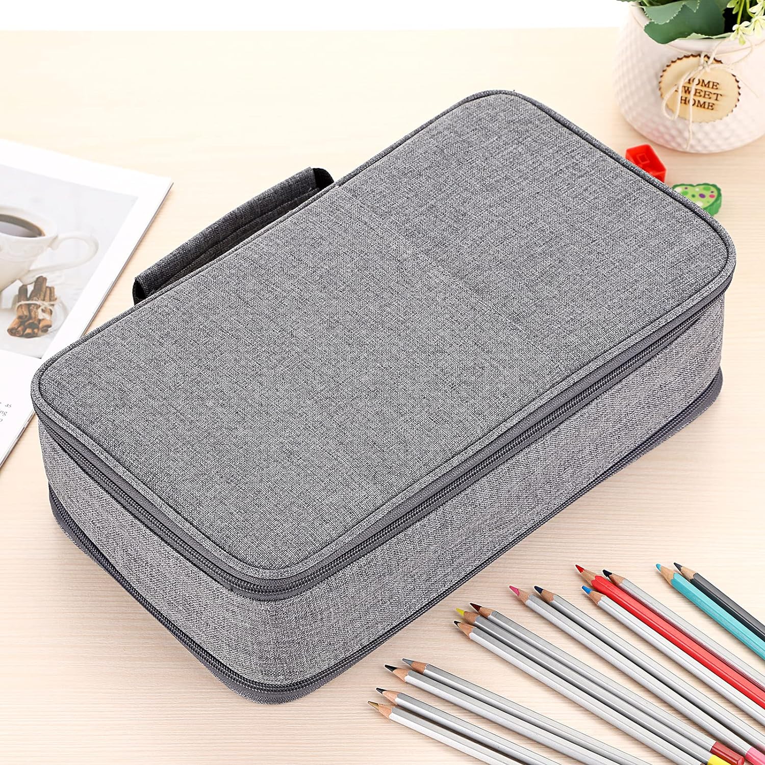 360 Slots Colored Pencil Case Pens Holder